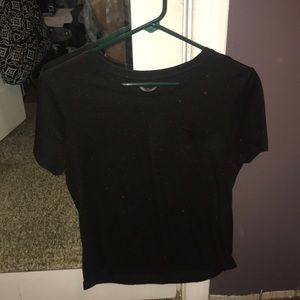 12-14 black sparkly shirt
